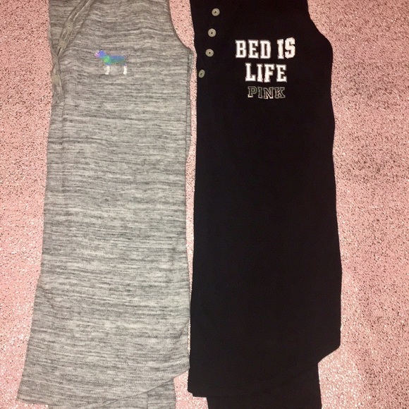 Victoria's Secret Pink Thermal Shirts Size Small - Picture 3 of 4